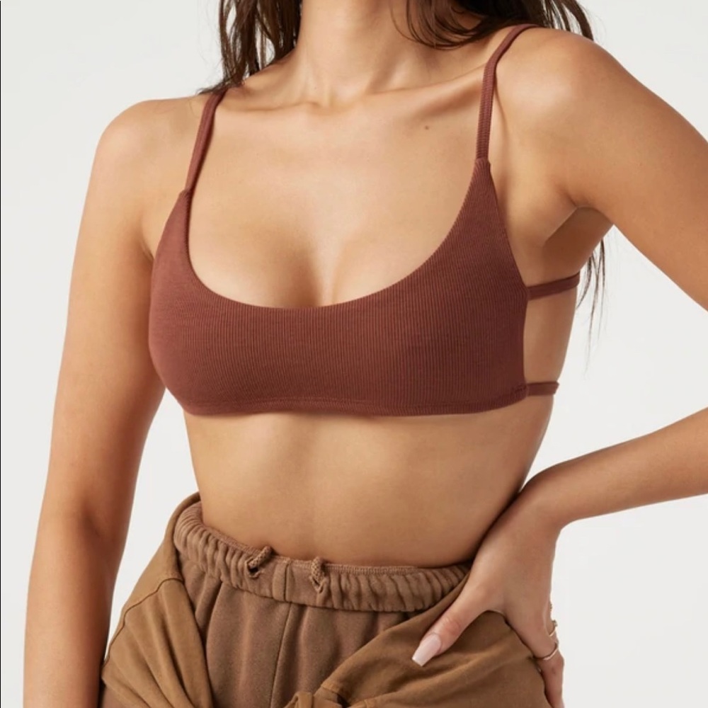 Brown Women's Crop Top
